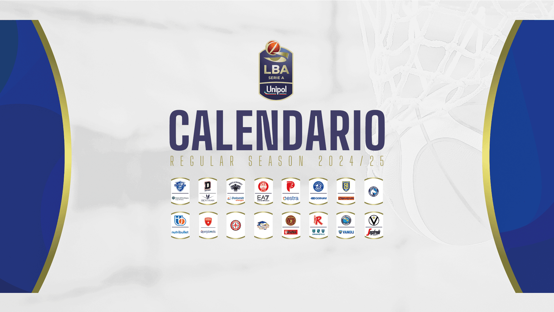 Ufficiale il calendario della Regular Season della Serie A Unipol 2024/25